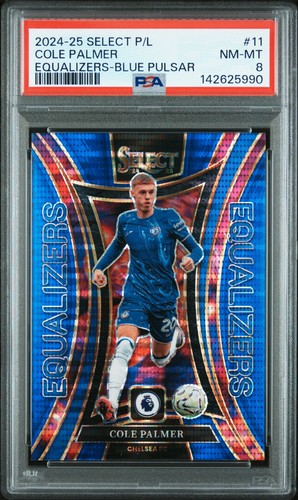 Cole Palmer 2024 Panini Select Premier League Blue Pulsar