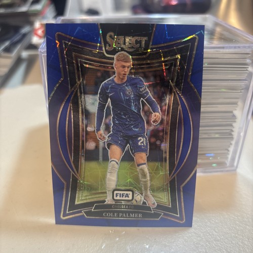 Cole Palmer 2024 Panini Select Terrace Blue Lazer Prizm
