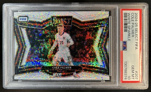 Cole Palmer 2024 Panini Select White Sparkle