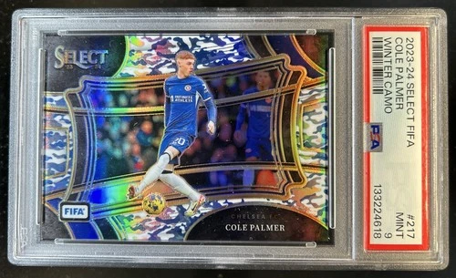 Cole Palmer 2023 Panini Select Winter Camo Prizm /99