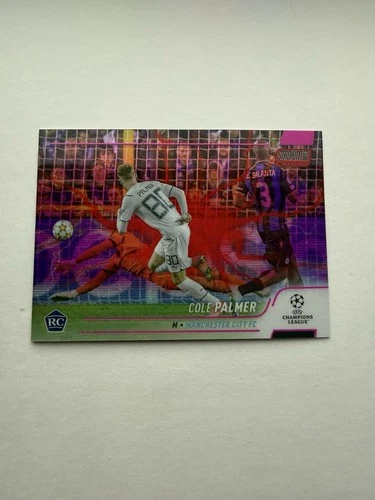 Cole Palmer 2021 Topps Stadium Club Chrome Red Electric Charge Refractor