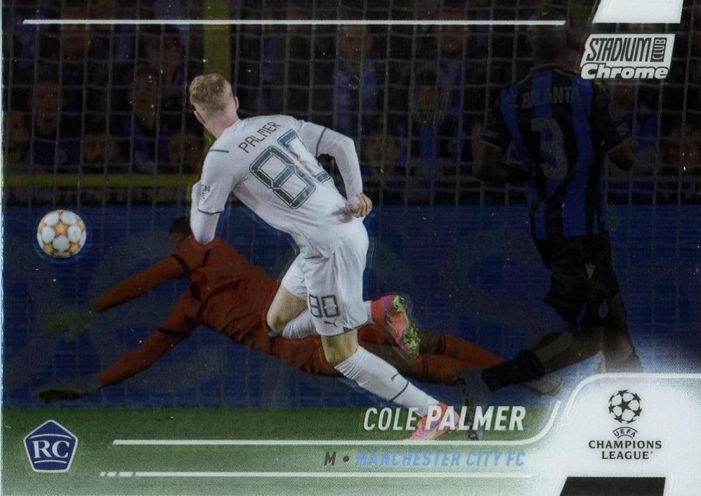Cole Palmer 2021 Topps Stadium Club Chrome UEFA 80