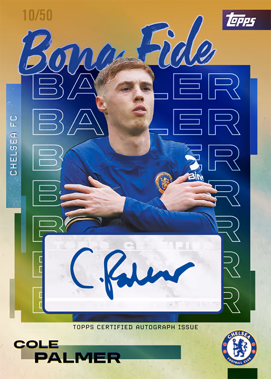 Cole Palmer 2025 Topps Team Chelsea /50