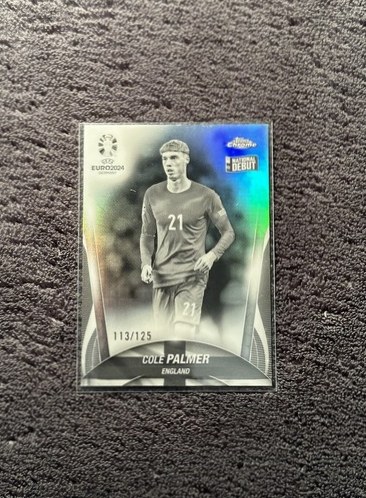 Cole Palmer 2024 Topps Chrome UEFA EURO