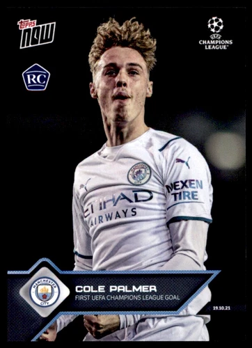 Cole Palmer 2021 Topps NOW Champions League