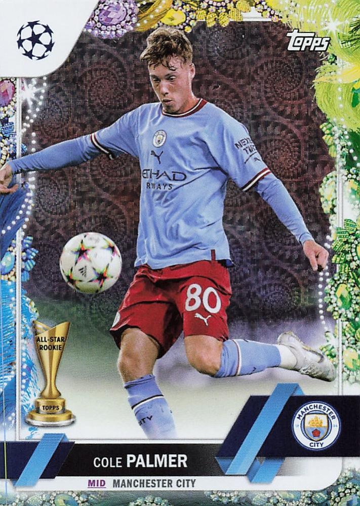 Cole Palmer 2022 Topps UEFA Club Competitions Carnaval Edition