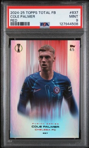 Cole Palmer 2024 Topps Total Football Red Fusion /5