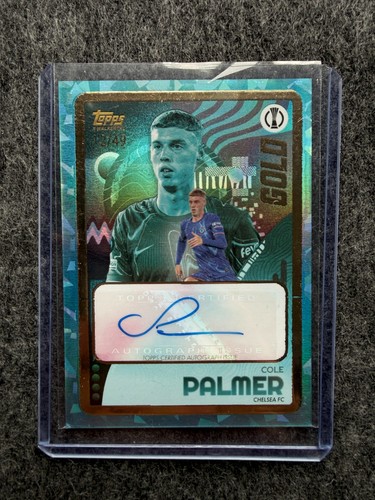 Cole Palmer 2024 Topps UCC Dorado Azul /49