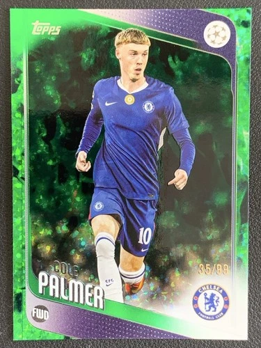 Cole Palmer 2026 Topps UCC Green Inferno Holo /99