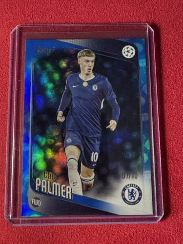 Cole Palmer 2026 Topps UCC Spring Tin Blue Refractor /10