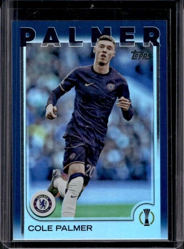 Cole Palmer 2024 Topps UEFA Foilboard Blue Navy /275