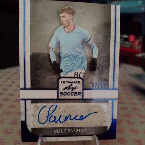 Cole Palmer 2022 Leaf Ultimate Blue Foil /12