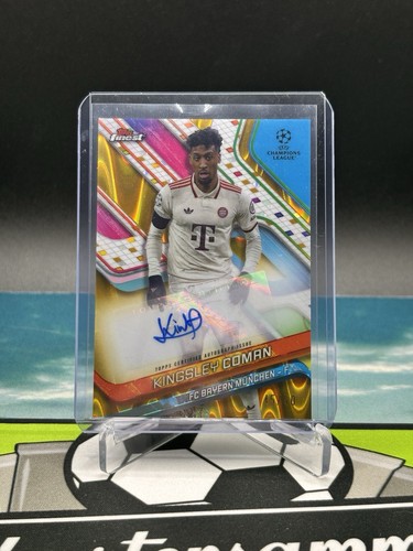 Coman 2025 Topps Finest Gold Wave /50
