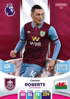 Connor Roberts 2024 Panini Adrenalyn XL Premier League