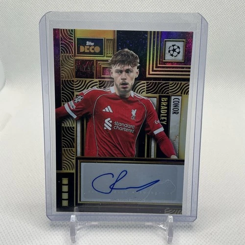 Conor Bradley 2025 Topps Deco Purple /50
