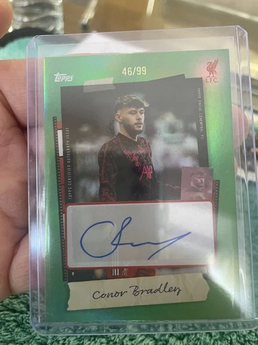 Conor Bradley 2025 Topps Liverpool Focus /99