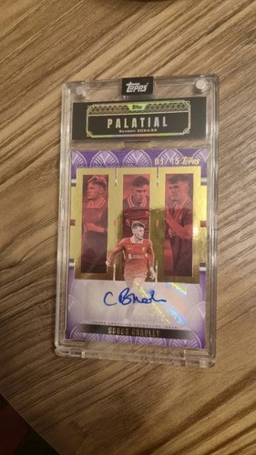Conor Bradley 2024 Topps Liverpool Palatial /15