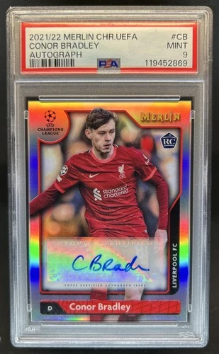 Conor Bradley 2021 Topps Merlin Chrome