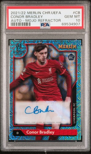 Conor Bradley 2021 Topps Merlin Chrome /99