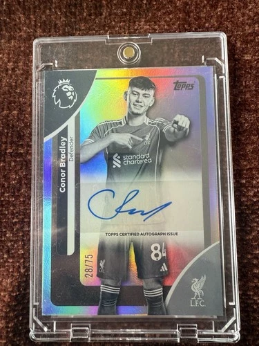 Conor Bradley 2026 Topps Premier League Black and White /75