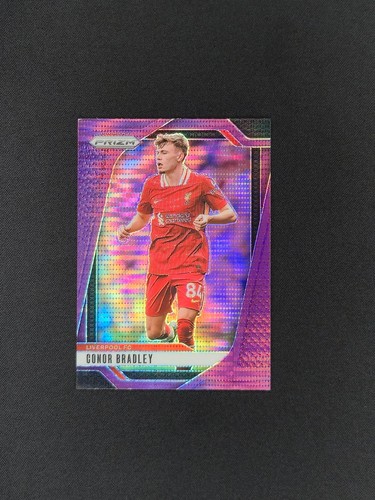Conor Bradley 2024 Panini Prizm Purple Pulsar Prizm