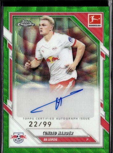 Conrad Harder 2025 Topps Chrome Green Wave /75