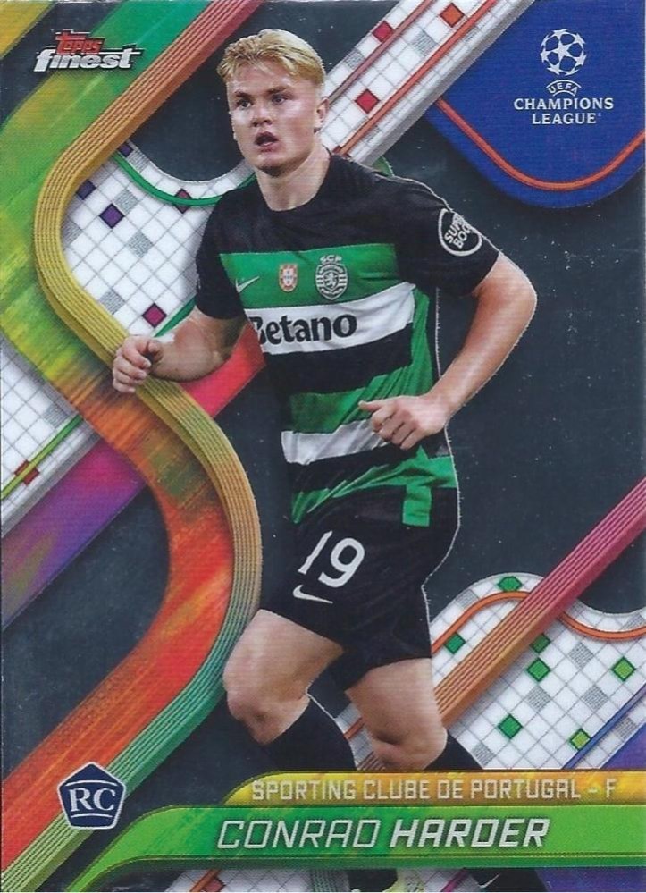 Conrad Harder 2024 Topps Finest UEFA Club Competitions