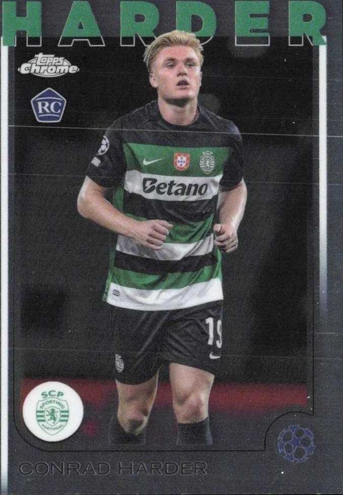 Conrad Harder 2024 Topps Chrome UEFA Club Competitions