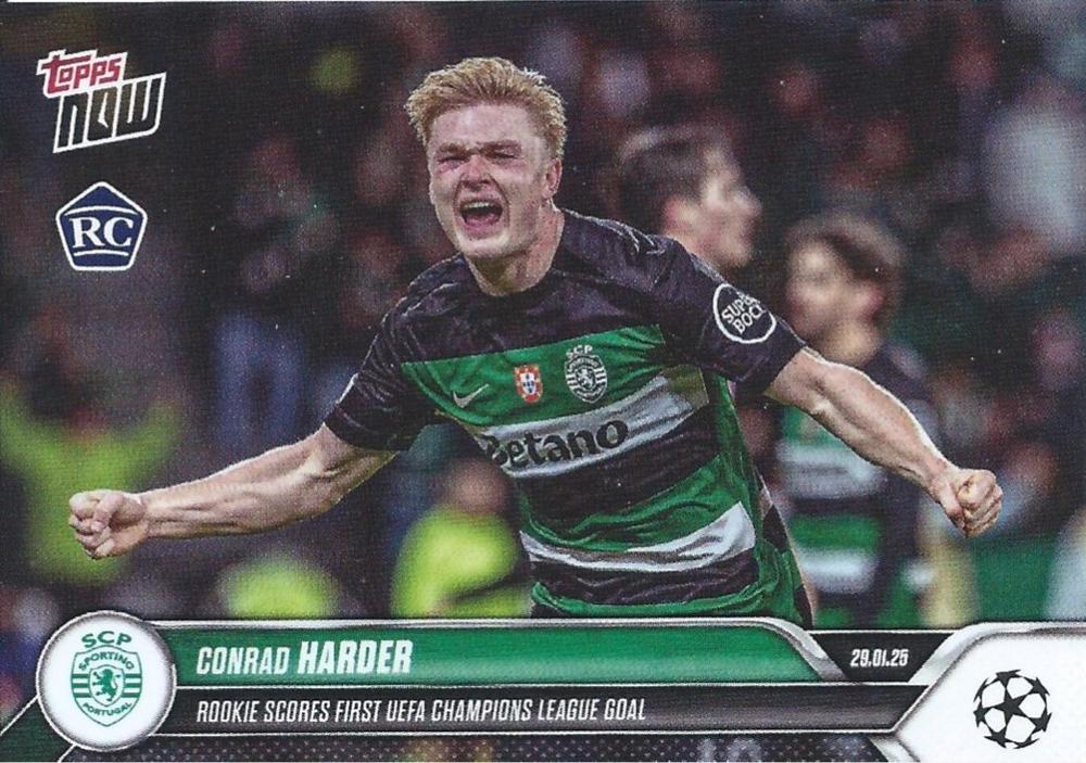 Conrad Harder 2024 Topps Now UEFA Champions League