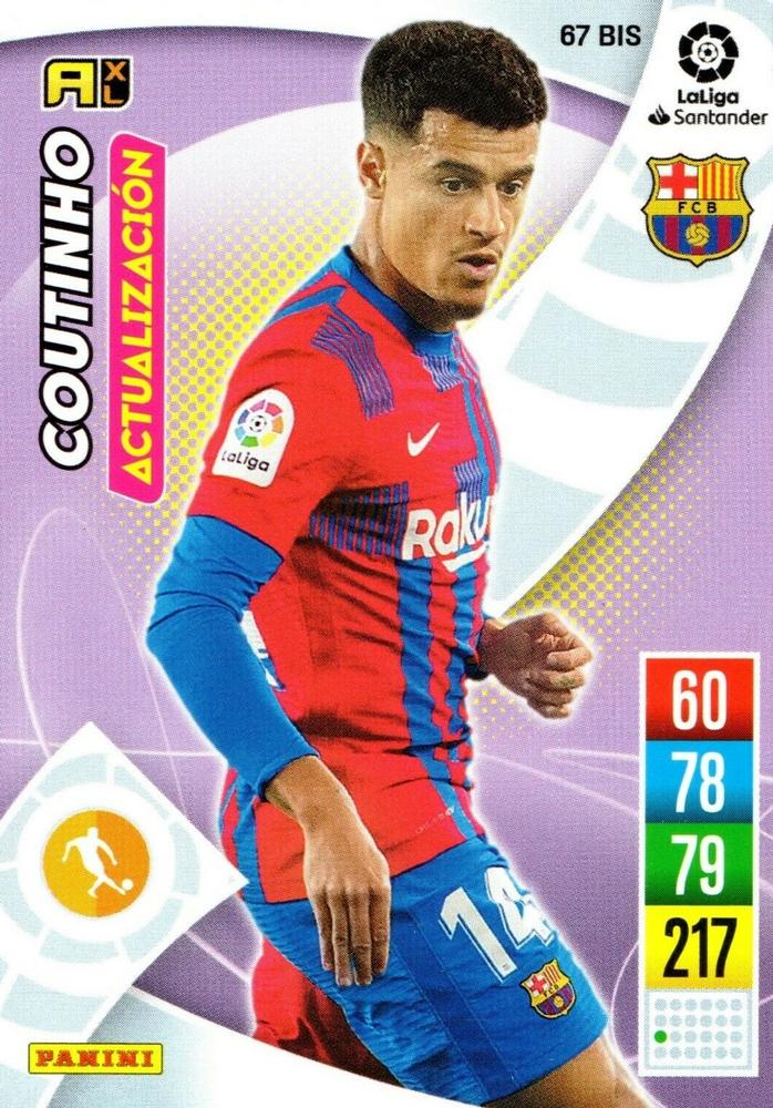 Coutinho 2021 Panini Adrenalyn XL La Liga