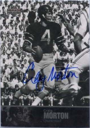 Craig Morton 2011 Panini UD College Football Legends