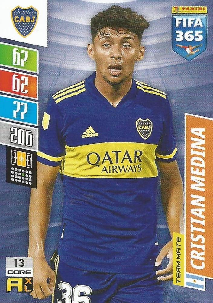 Cristian Medina 2022 Panini Adrenalyn XL FIFA 365