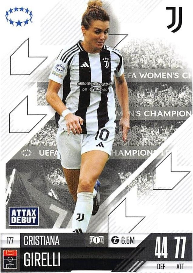 Cristiana Girelli 2024 Topps Match Attax UEFA Club Competitions Extra