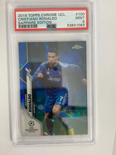 Cristiano Ronaldo 2019 Topps Chrome Sapphire Edition
