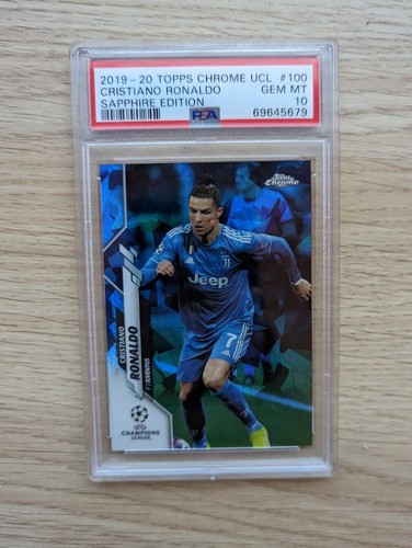 Cristiano Ronaldo 2019 Topps Chrome Sapphire Edition Sapphire