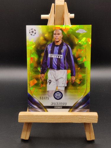 Cristiano Ronaldo 2023 Topps Chrome Sapphire Yellow Sapphire /75