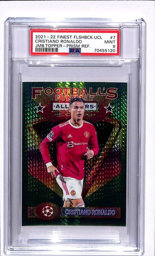 Cristiano Ronaldo 2021 Panini Finest Prism Refractor /35