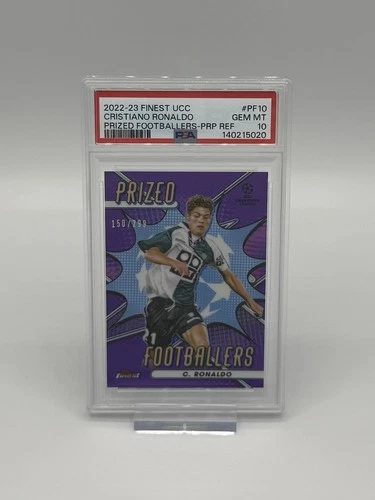 Cristiano Ronaldo 2022 Topps Finest Purple /299