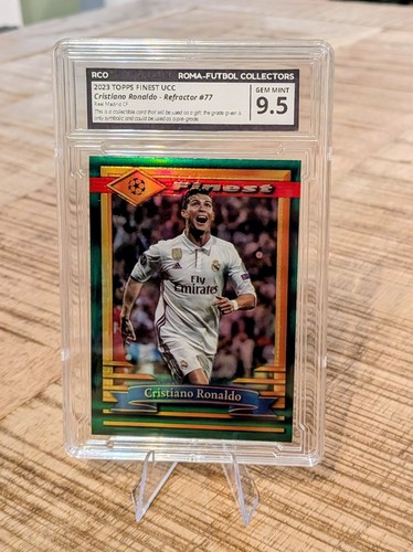Cristiano Ronaldo 2023 Topps Finest Refractor