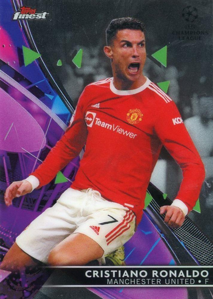 Cristiano Ronaldo 2021 Topps Finest UEFA 100