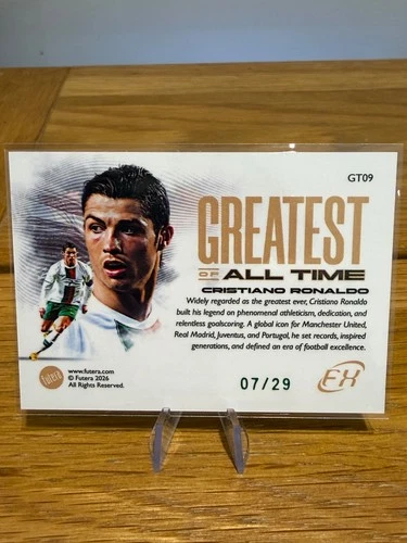 Cristiano Ronaldo 2026 Futera FX 2026 /29
