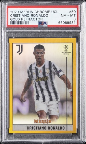 Cristiano Ronaldo 2020 Topps Merlin Chrome 13/50
