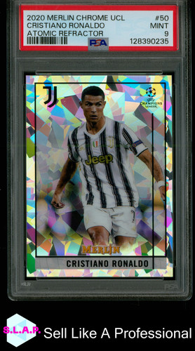 Cristiano Ronaldo 2020 Topps Merlin Chrome Atomic Refractor /50