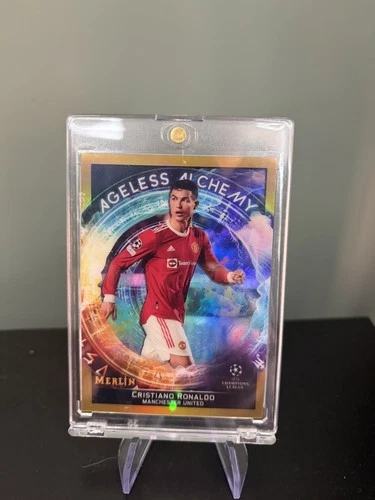 Cristiano Ronaldo 2021 Topps Merlin Chrome Gold /50