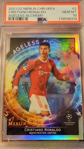 Cristiano Ronaldo 2021 Panini Merlin Chrome UCL
