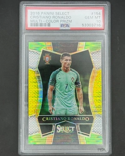 Cristiano Ronaldo 2016 Panini Select Multi Color Prizm