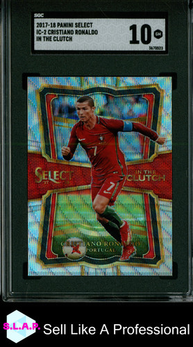 Cristiano Ronaldo 2017 Panini Select Prizm