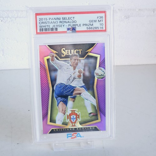 Cristiano Ronaldo 2015 Panini Select Purple Prizm /99