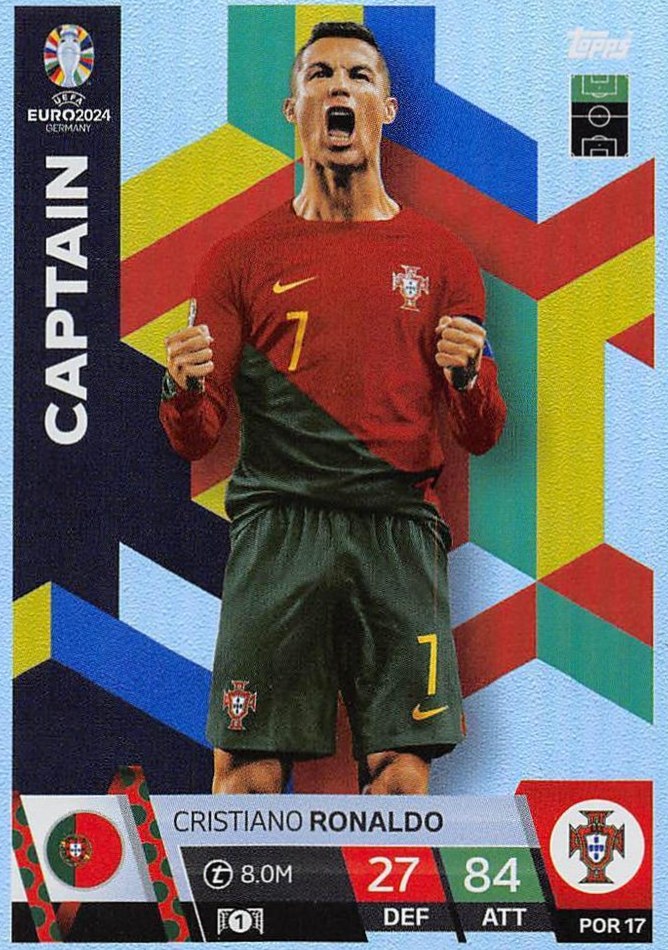 Cristiano Ronaldo 2024 Topps Match Attax UEFA EURO