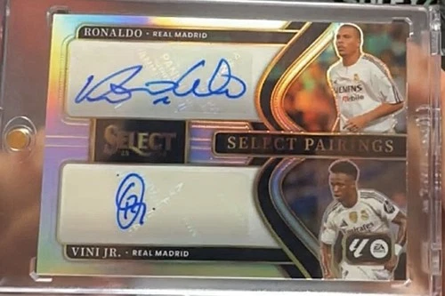 Cristiano Ronaldo / Vinicius Jr 2025 Panini Select Holo